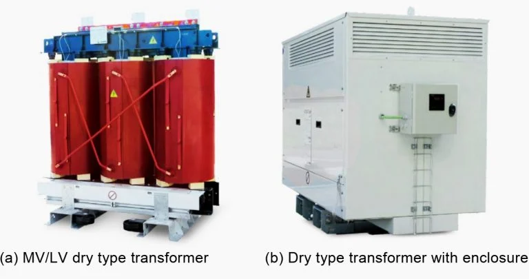 dry type transformer with without enclosure 768x405 1