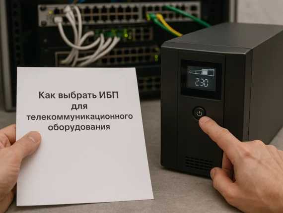Как выбрать ИБП для телекоммуникационного оборудования: надежное питание для серверов и ЦОДов