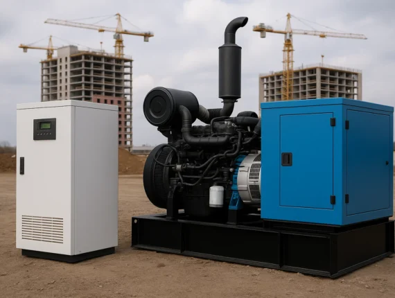 ИБП и ДГУ для строительных компаний: как обеспечить стабильное электроснабжение на объекте