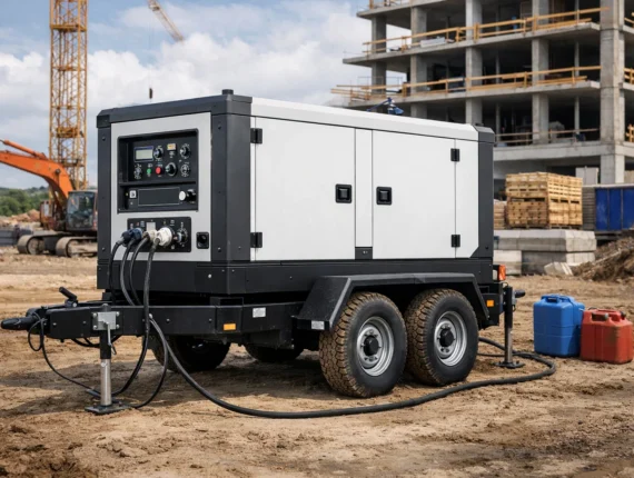Какой дизельный генератор лучше выбрать для временных строительных площадок