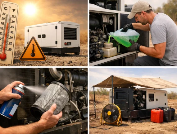 Советы по эксплуатации дизельных генераторов в условиях жары