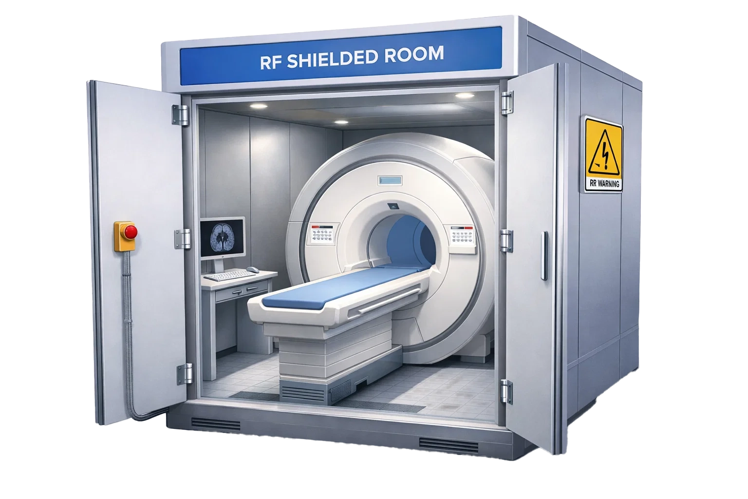 Купить клетку Фарадея для МРТ Купить клетку Фарадея для МРТ