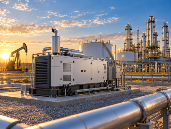 Газовый генератор для нефтегазовой промышленности: автономное и резервное электроснабжение объектов